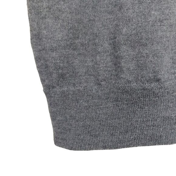 Goodman Extra Fine Merino Sweater Mens XL Gray Pullover Long Sleeve Crew Neck - Picture 6 of 12